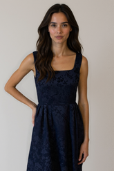 Kya Jacquard A-Line Dress